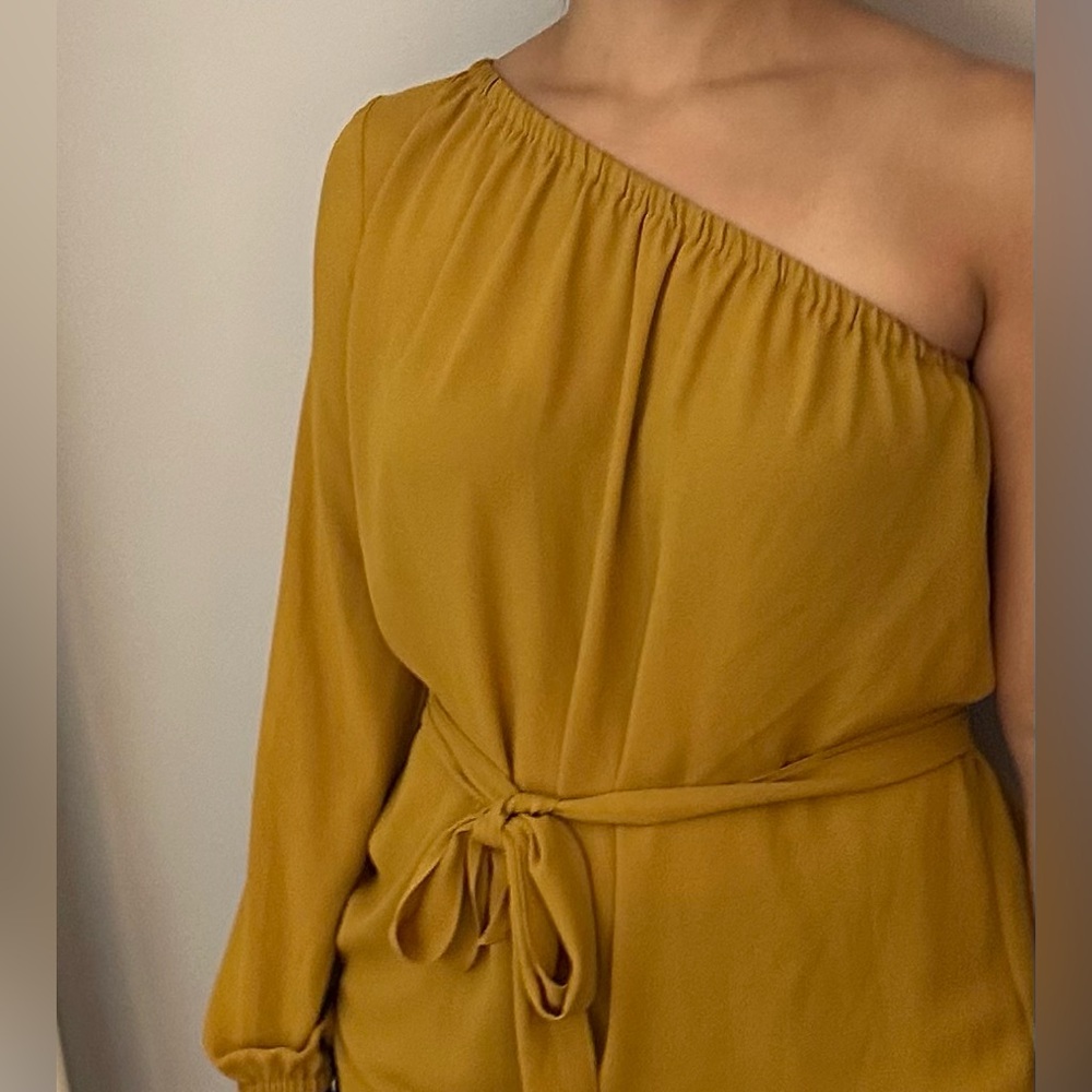 NWT Ann Taylor OneShoulder Long Sleeve Top w/ Ties